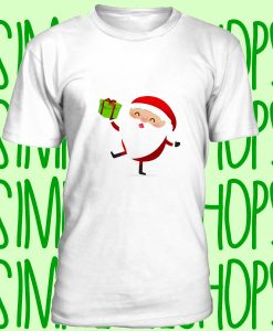 santa and the gift t-shirt n21