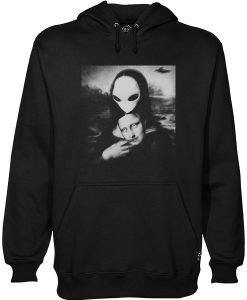 Alien Mona Lisa Hoodie AI