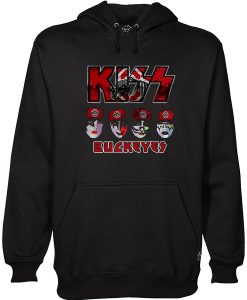 KISS Hotter Than Hell Ohio State Buckeyes Hoodie AI