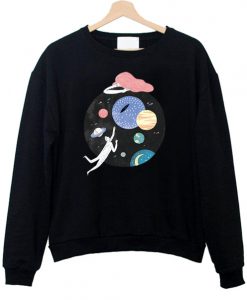 Moon Planet Sweatshirt AI