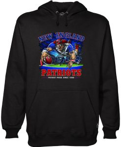 NFL New England Patriots End Zone Hoodie AI