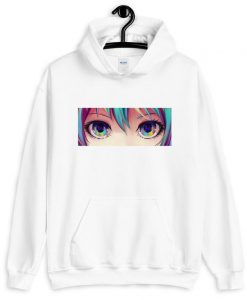 Anime Eyes Unisex Hoodie AI