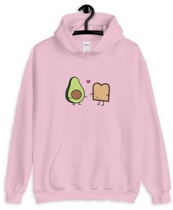 Avocado on Toast Love Unisex Hoodie AI