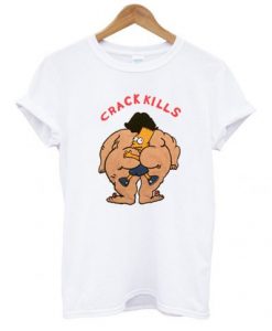 Bart Simpsons Crack Kills T-Shirt AI