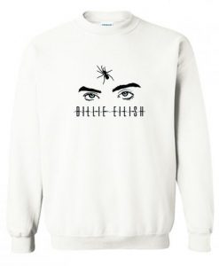 Billie Eilish The eyes Spider Sweatshirt AI