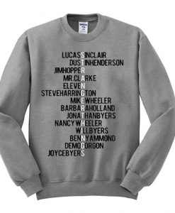 Stranger Things Name Sweatshirts AI