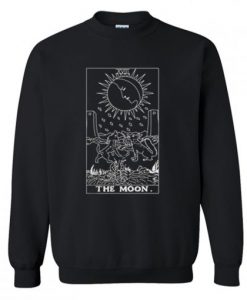 The Moon Tarot Sweatshirt AI