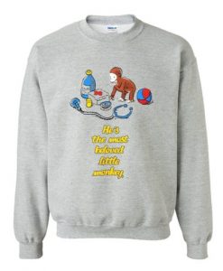 Vintage CURIOUS GEORGE American Animated Series Sweatshirt AI