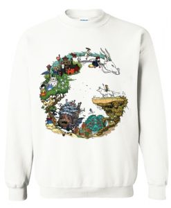 Dragon Studio ghibli Sweatshirt AI