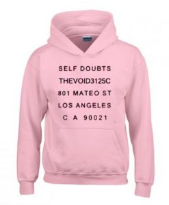 Social Club Self Doubts Hoodie AI