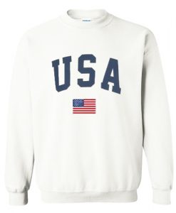 USA flag Sweatshirt AI