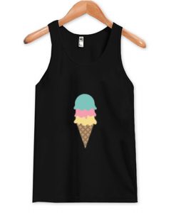 Ice Cream Cone Tank Top AI