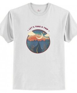 Lets Take A Trip’ Retro T Shirt AI