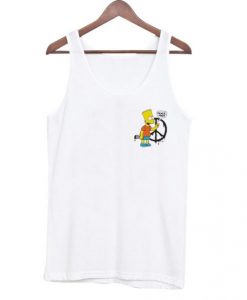 Bart Simpson Peace Man Tank Top