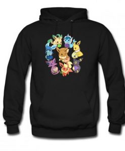 Eeveelution Eevee Evolution Pokemon Hoodie KM