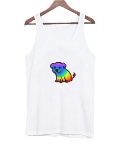 Rainbow Dog Tank Top AI