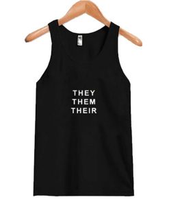 They Them Their Tank Top AI