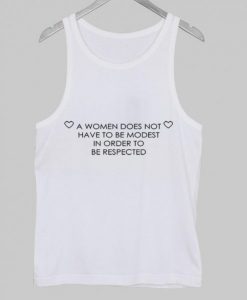 a women does not Tank Top