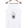 Cartoon Starbucks Drinks Tank Top