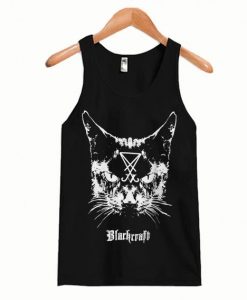 Cat Face Print Tanktop