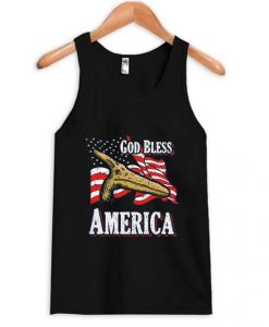 God Bless America Pterodactyl Tanktop