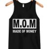 MOM Made Of Money Unisex Adult Tanktop