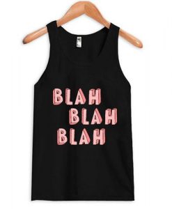 blah blah blah tank top