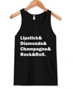 lipstick & Diamonds Tank Top