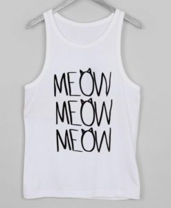 meow meow meow Tank top