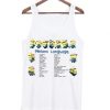 minion language tanktop