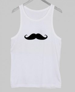 mustache tanktop