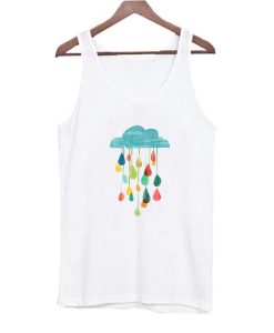 It is raining rainbow Tank Top AI