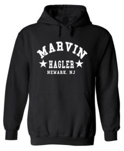 Marvin Hagler Boxing Gym Training Adult Hoodie