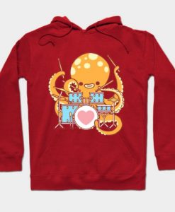 Octopus Drummer Hoodie