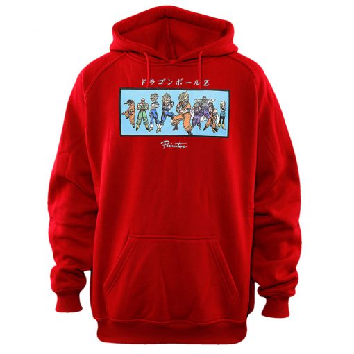 Primitive x Dragon Ball Z Heroes Red Hoodie KM