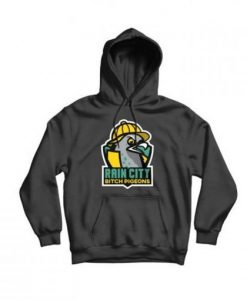 Rain City Bitch Pigeons Hoodie KM