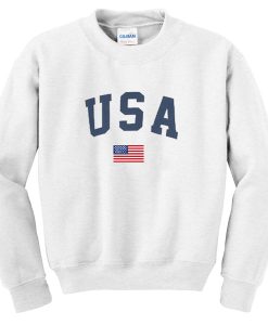 USA flag sweatshirt