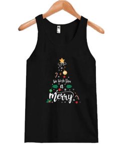 We Wish You A Merry Christmas Tank Top AI