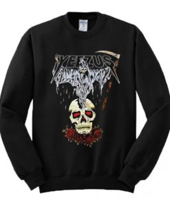 Yeezus Death Skull Sweatshirt