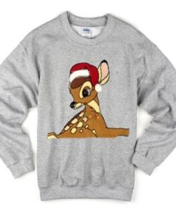 bambi christmas sweatshirt