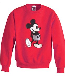 mickey mouse red sweatshirt