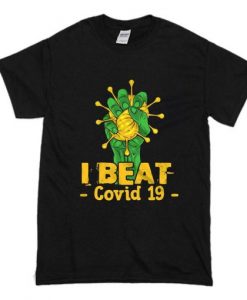 I Beat Covid-19 Survivor T-Shirt AI