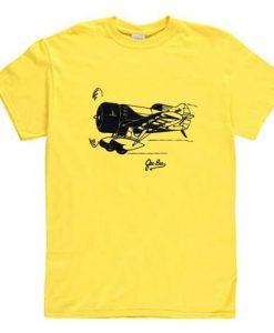 deadstock 1980s Jee Bee small vintage airplane T-Shirt AI