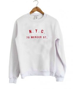 NYC 70 Mercer St Sweatshirt AI