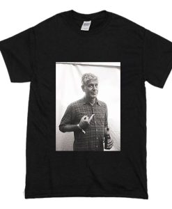 Anthony Bourdain Middle Finger T-Shirt AI