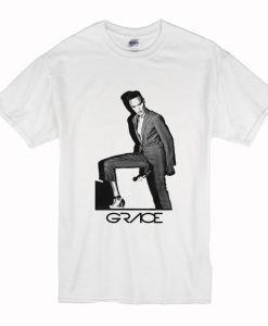 Grace Jones Mic T-Shirt AI