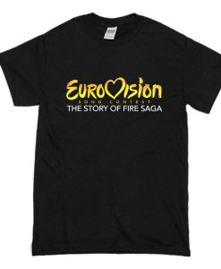 Eurovision Fire Saga T-Shirt AI