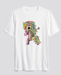 Dabbing Zombie Unicorn T Shirt AI