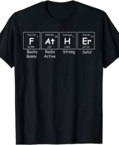 Father in Periodic Table T-shirt AI