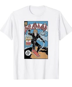 Def Leppard Cartoon Skater T-shirt AI